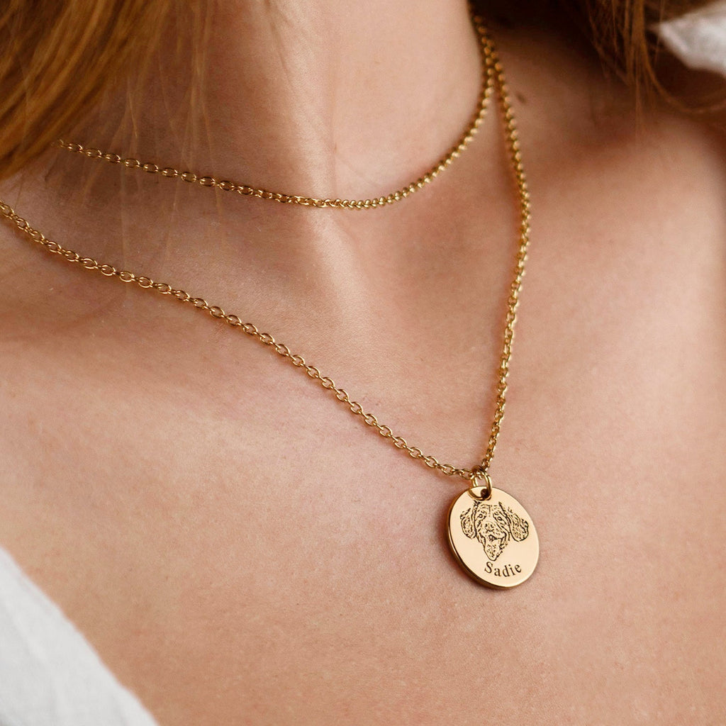 PootPortret gepersonaliseerde ketting
