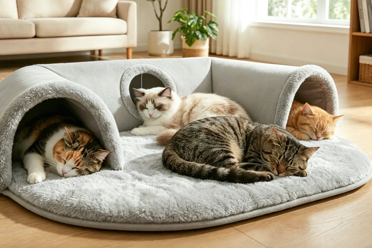 PurrTunnel | Kattenbed & Speeltunnel