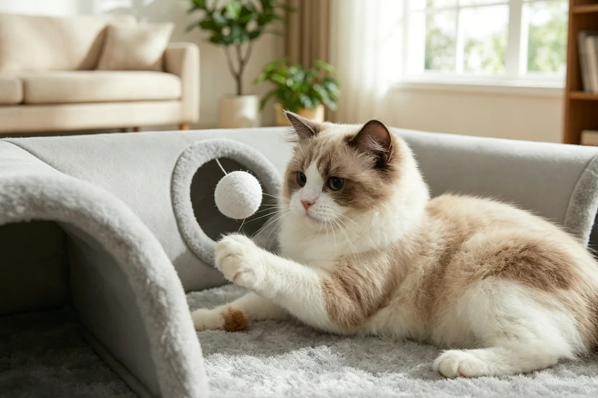 PurrTunnel | Kattenbed & Speeltunnel