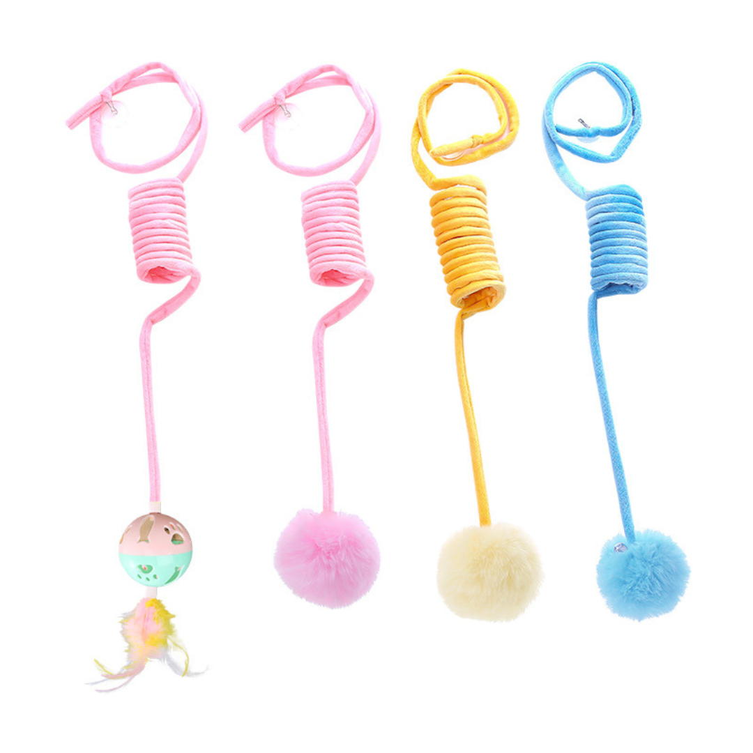 Interactief kattenspeeltje met pompon