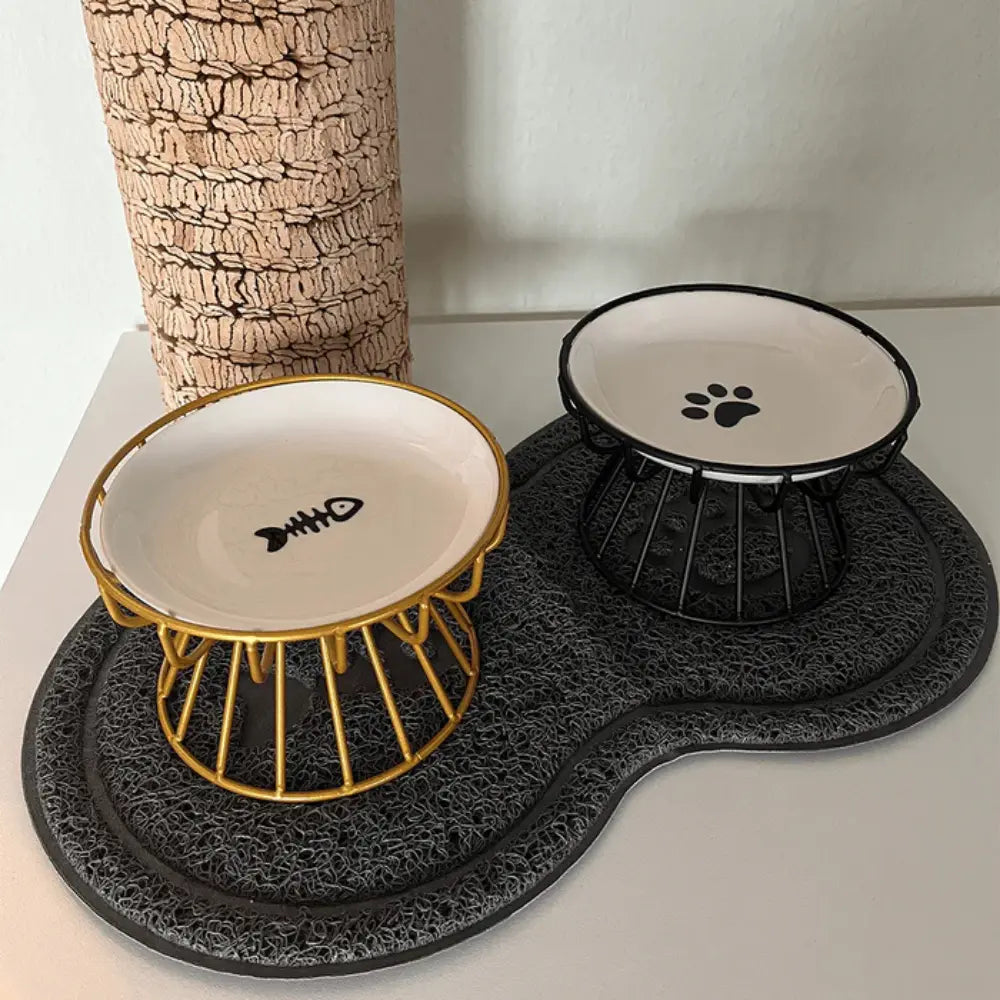 Ergonomische voerbak voor katten