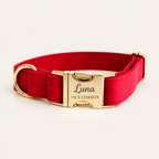 Halsband – Fluweel Rood
