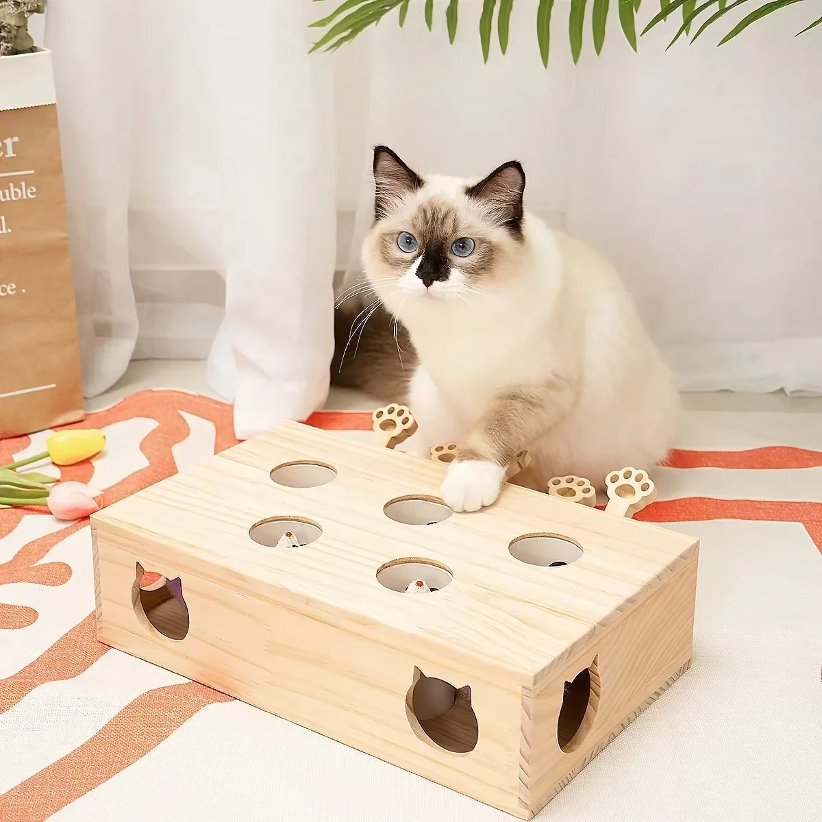 PuzzelPoot kattenbox