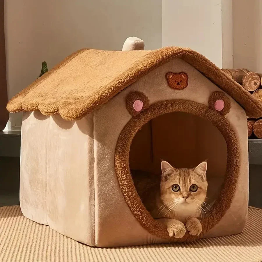 CosyPaws opvouwbaar kattenhuis