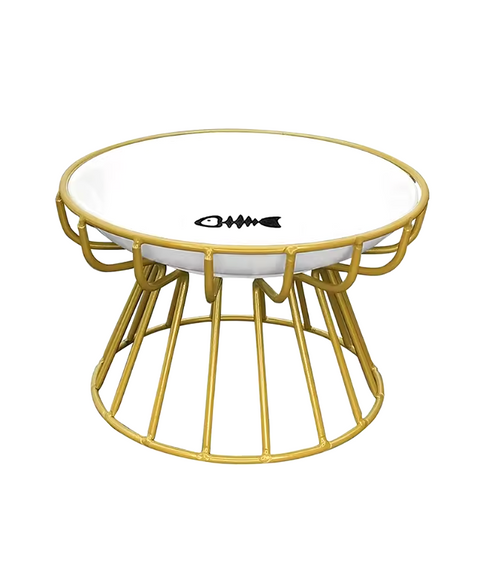 Ergonomische voerbak voor katten