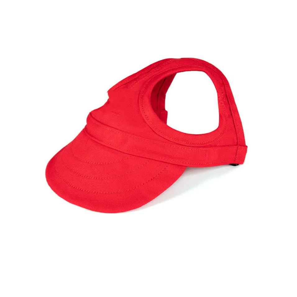 Hondenpet met zonneklep