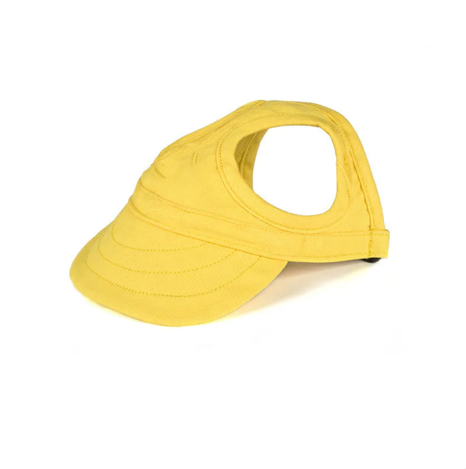 Hondenpet met zonneklep