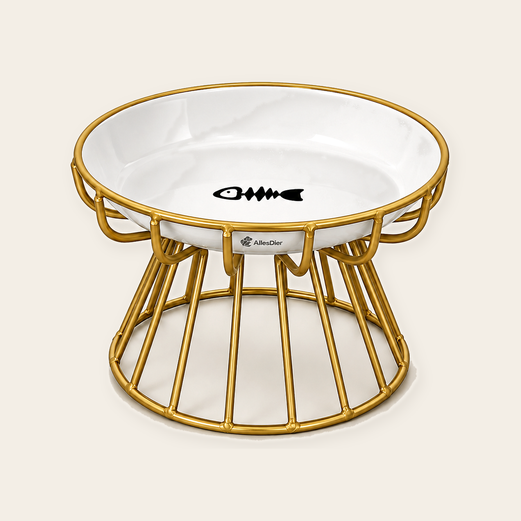Ergonomische voerbak voor katten